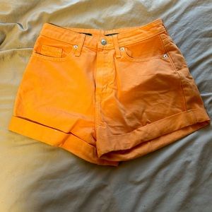 Orange size 2 shorts